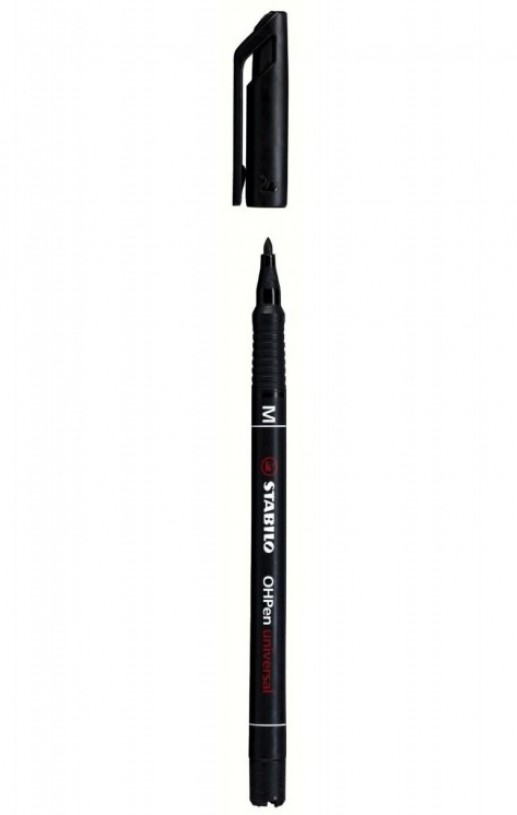 Μαρκαδόρος διαφανειών STABILO OHPen universal Black M